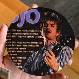 ROCK Joe K-Keery SINGER Wood Coaster Set - Heat Resistant for Tea & Coffee Home Cafe Decor Holiday Gift