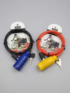ANTI THEFT BICYCLE & MOTORCYCLE SAFETY LOCK 8X640MM CABLE ANTI-THEFT MOTORCYCLE BIKE BICYCLE SCOOTER SAFETY LOCK WITH 2 KEYS NEW