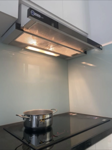 Máy hút mùi âm tủ Kaff KF TL80H công suất 750 m³/h thiết kế dạng kéo hiện đại gọn gàng