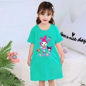 Dress Anak Perempuan Motif MY MELODY & FRIENDS untuk Usia 1-10 Tahun