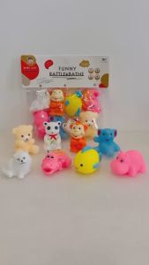 [8 CON VẬT-MỚI VỀ] Túi đồ chơi 8 thú bóp kêu chíp chíp thả bồn tắm dành cho bé yêu động vật thích khám phá thế giới VP