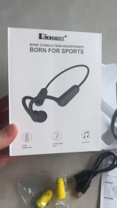 【🔥SG SELLER🔥】RICHMENTGADGET Open Ear Bone Conduction Headphones Type-C Bluetooth 5.4 Open Ear Wireless Earphones Mic IPX5 Waterproof Sports Headset Over Ear Headphones with Microphones for Gym Running Cycling Hiking Workouts Built-in HD Microphone