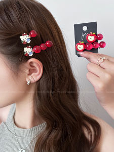 Cute Duckbill Hair Clips Womens New 2025 Elegant Side Hair Accessories Fresh out Fresh Sweet Style Double Pack Hair Grips
