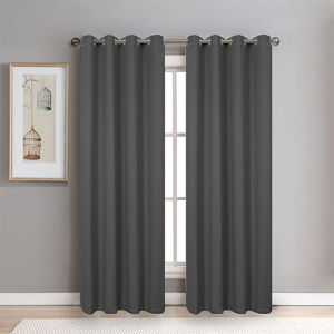 MILVIDAS Full Shading Curtain Super Soundproof Heat Insulation Blackout Curtain Thickened Uv Protection With 8 Rings For Living Room Bedroom 140×160cm 140×220cm 140×255cm(HC0010-A) (WSP))
