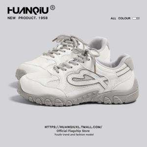 HuanQiu | Autumn Mesh Non-slip Comfortable White Shoes