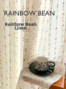 Cartoon Style Blackout UV Protection Window Sheer Curtains