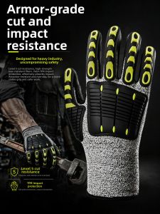 Anti-Cut Impact-Resistant Gloves Level 5