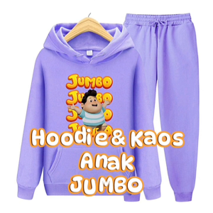 Kaos Atasan Kartun Jumbo Anak Laki/Perempuan Usia 1-10 Tahun Bahan Babyterry
