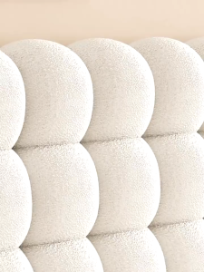 หมอนหัวเตียงเสื่อทาทามิ เนื้อนุ่ม สีขาว เรียบง่ายและทันสมัย