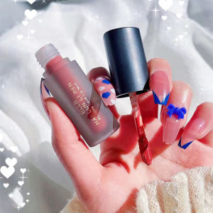 Local Home ลิควิดลิปสติก เนื้อแมตต์ กันน้ำ ติดทนนาน กํามะหยี่ สีนู้ด สีเป็นธรรมชาติ Lip Stick