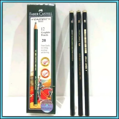 1 Pak Pensil Faber Castell 2B Original Isi 12 Pcs