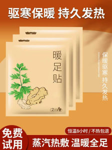 Foot Warmer Womens Sole Self-Heating Insoles Insole Foot Warmer Cold-Proof Thermal Baby Warmer Argy Wormwood Winter Genuine Goods Hot Patch Foot