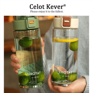 Aesthetic Plastic Heat-resistant Portable Anti-drop Water Bottle