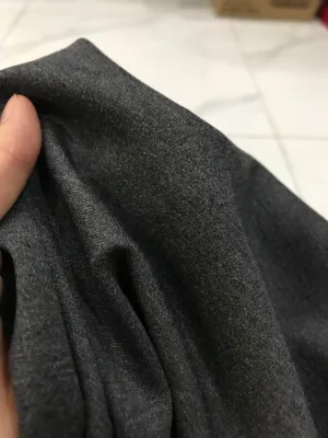 Vải thun cotton Hàn màu xám đậm hàng loại1 (khổ 1m65)co giãn 4 chiều dày vừa mềm may đầm váyđầm bodyQuần legging