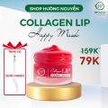 Ủ Môi Lựu Đỏ Collagen Lip Happy Mask 10g Hỗ Trợ Mềm môi, mướt môi, căng mọng môi, hỗ trợ mờ thâm và tăng sinh collagen cho môi. 