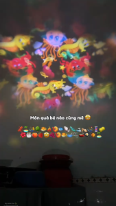Đèn Ngủ Chiếu Trần Đại Dương LED WOADA – Xoay 360 Độ Tạo Hiệu Ứng Sóng Nước Đổi Màu