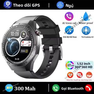 Đồng Hồ Thông Minh Mới 2025 Dành Cho Nam Màn Hình AMOLED HD GPS Theo Dõi Nhịp Tim Gọi Bluetooth Chống Nước Thiết Bị Theo Dõi Thể Dục Cho Android Và iOS