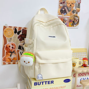 OUDENGPAI | High Capacity Backpack For Junior And High School Girls Stylish Commuter Style Double Shoulder Bag Waterproof And Lightweight