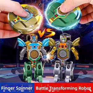 Transformable Robot Spinning Toy Fidget Finger