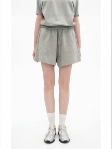 Outdoor Cotton Blend Elastic Waist Casual Shorts