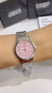 [ CASIO LTP-E159D ] ANALOG STAINLESS STEEL LADIES WATCH