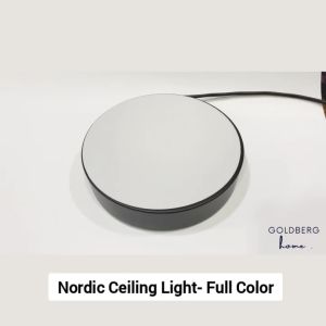 Edinburgh Premium LED Ceiling Light 23cm 30cm 40cm 24W 36W - Living Room Bedroom - Gold Black White | Goldberg Home