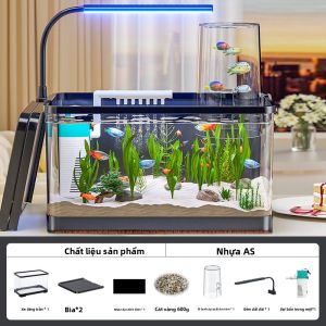 HUICHONG | Bộ Lọc Bể Cá Tạo Oxy Áp Suất Âm Cho Không Gian Nhỏ