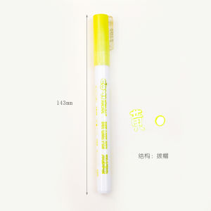 Dongmi Color Double Line Pen Fluorescent Marker Candy Color Multi-Color for Students Journal Pen Marking Pen Office Supplies