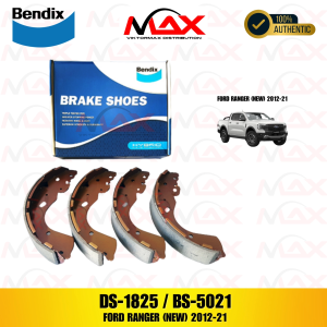 DS 1825 / BS 5021 BENDIX BRAKE SHOE FOR  FORD RANGER (NEW) 2012-21