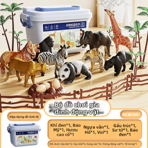 BABYSHOME | Bộ Mô Hình Động Vật Giáo Dục Thực Tế