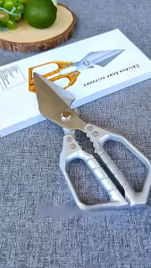 Stainless Steel Kitchen Scissors tool Multifunctional Kitchenware Heavy Duty Bone Cutting Shears