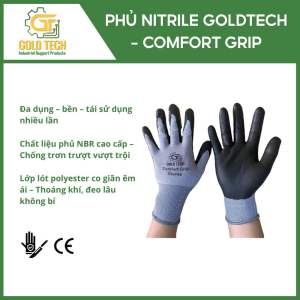 GĂNG TAY ĐA NĂNG GOLDTECH COMFORT GRIP – GĂNG TAY PHỦ NBR