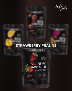 BennsEthicoa 50% Praline Chocolate Strawberry | Premium Chocolate | Chocolate Snack