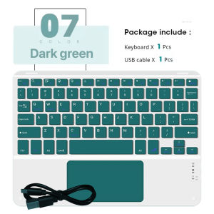 2026 New Mini 7Color Silent Ergonomic Keyboard With Touchpad Wireless Bluetooth Keyboard Mouse For iPad TV Box Laptop Smartphone