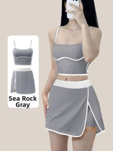 YANSE | Tummy Control Petite Shorts Dress Tank Top Yoga Set