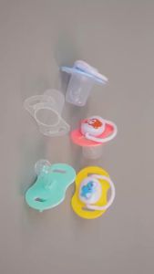 Aibeile Baby Pacifier Soft Teether Soother Round & Flat Head Nipple