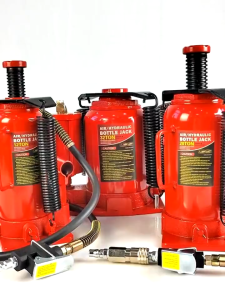 🔶Extra Heavy Duty Bottle Type Hydraulic Jack 20 tons Hydraulic High Quality Jack 20 Ton (Red)