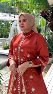 Stelan Kebaya Payet Melayu Baju Kurung Malaysia Terbaru Baju Seragam Pesta Rok Songket By ZonaKebaya