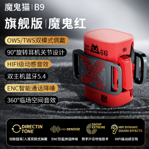 Devil Cat B9 Wireless Bluetooth Earphones Sports Half-In-Ear Comfortable Adult Dual Mode Wearable Innovation Technology