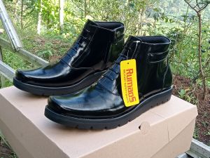 Sepatu dinas/PDH KANTORAN SOL DATAR KULIT