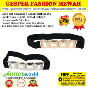 AURORAWORLD GESPER OBI KARET UNTUK DRESS GAMIS TUNIK IKAT PINGGANG FASHION HIJAB TUNIK BELT KARET ELASTIS WANITA TERMURAH TERLARIS bisa COD O17-2B