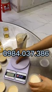 Nồi hấp bánh flan bánh caramen bằng điện