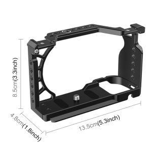 PULUZ | PULUZ Metal Stabilizer Mount Video Camera Cage For Sony A6500 ILCE-6500 / A6400 ILCE-6400 / A6300 ILCE-6300 / A6000 ILCE-6000