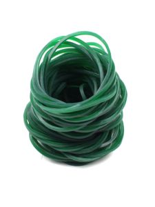 Vietnam Import Rubber Band Disposable 25 Transparent Green Rubber Band Elastic Band Rubber Ring Industrial Rubber Band