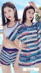 Bộ đồ bơi 3 mảnh áo ngực quần đùi và áo thun GLSWIM096 GLSWIM096