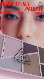 3CE Layer It All Personalized Eyeshadow Contour Blush Customizable Stackable Magnetic DIY Portable Easy Use Matte Shimmer Color Cool Tone Shade K Beauty Korean Makeup