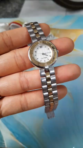 Đồng hồ nữ courreges dây thép không gỉ second hand si nhật- đã qua sử dụng