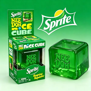 NeeDoh Nice Cube Sensory Fidget Toy Squishy Toys for Adults Desktop Sensory Cube for Anxiety Relief and Focus Enhancement