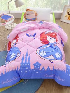 Chăn Mùa Đông Mẫu Giáo Trẻ Em Hoạt Hình Chăn Ngủ Trưa Cho Bé Giữ Ấm Dày Chăn Nhỏ Trẻ Sơ Sinh Ruột Chăn Bông Tơ Thu Đông