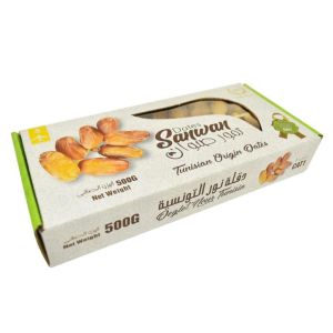 Chà là nguyên cành Sanwan Tunisia 500g/ Khô tự nhiên không qua sấy nhiệt -100% không đường và chất bảo quản